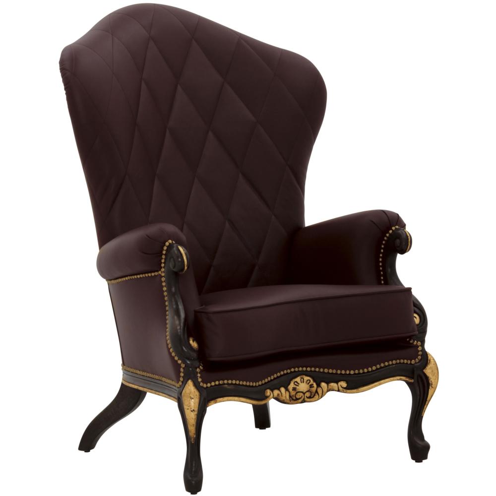 elegantny barokovy fotel klasicky hnedy luxus villa nabytok tmavy pozlateny pohodlny calunenna velky citacie fotel rustikalny vintage balatonsky zamok nabytok calunicky obyvacka.jpg